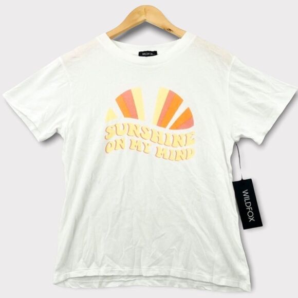 Wildfox Sunshine On My Mind T-Shirt NWT - Picture 1 of 10